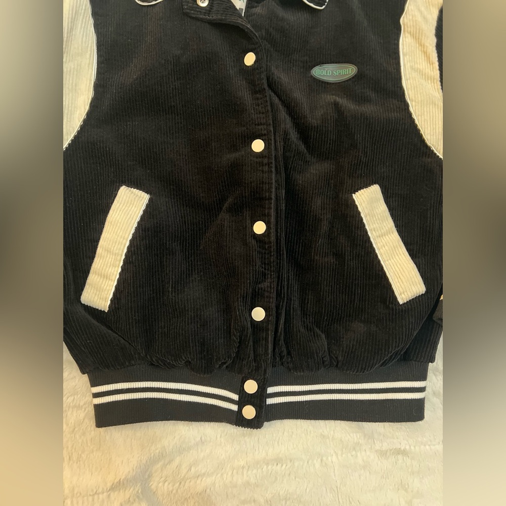 ✨ Rare! Disney Mulan “Live By Honor” Corduroy Varsity Bomber Jacket - Picture 5 of 11